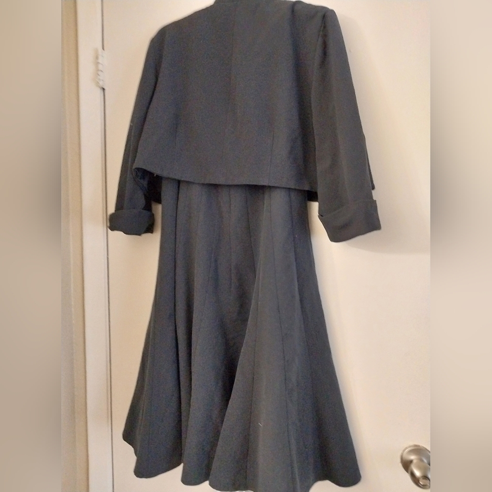 Two piece dress and jacket.
